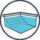 Conçu pour toutes formes de piscines
